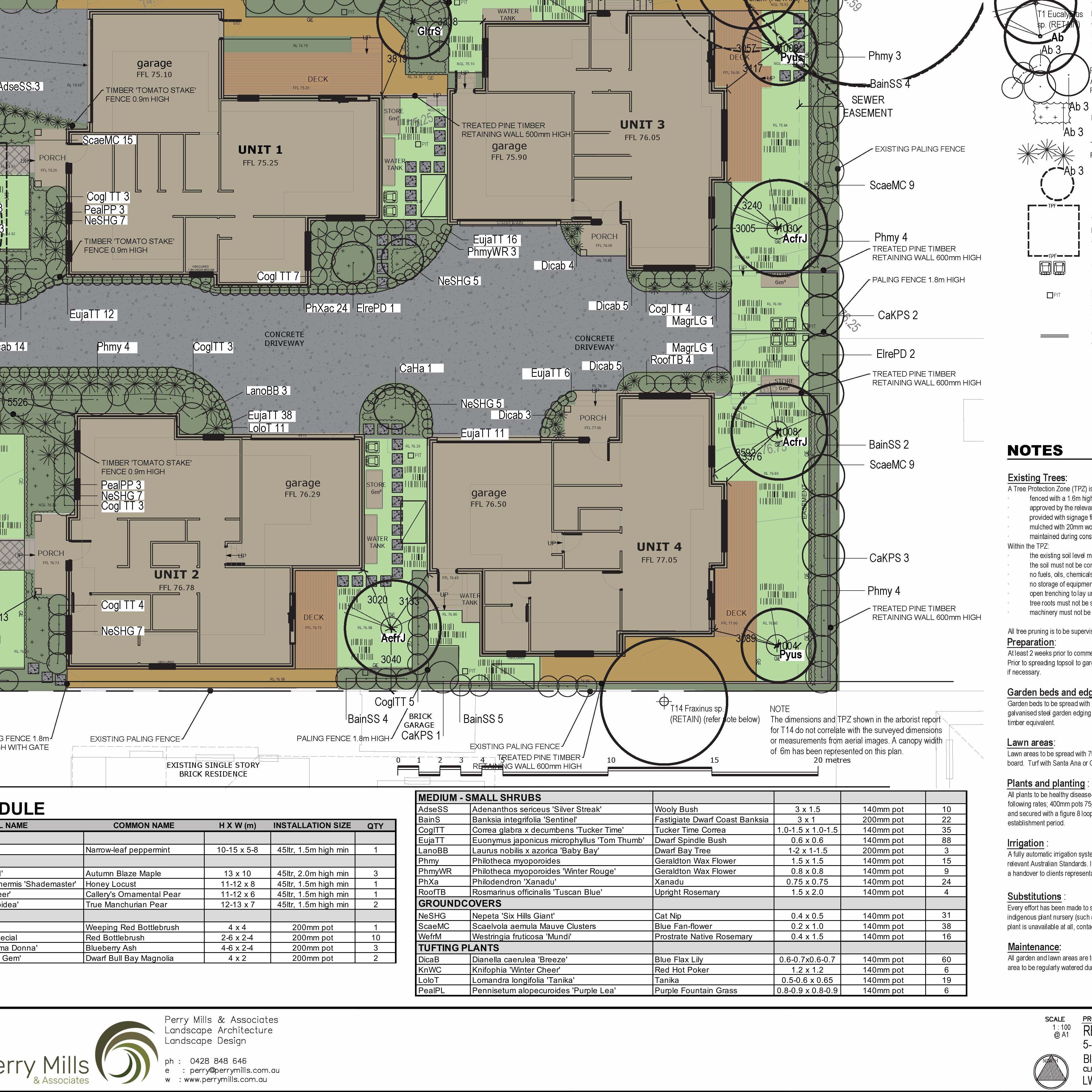 Landscape Plans for development approvals