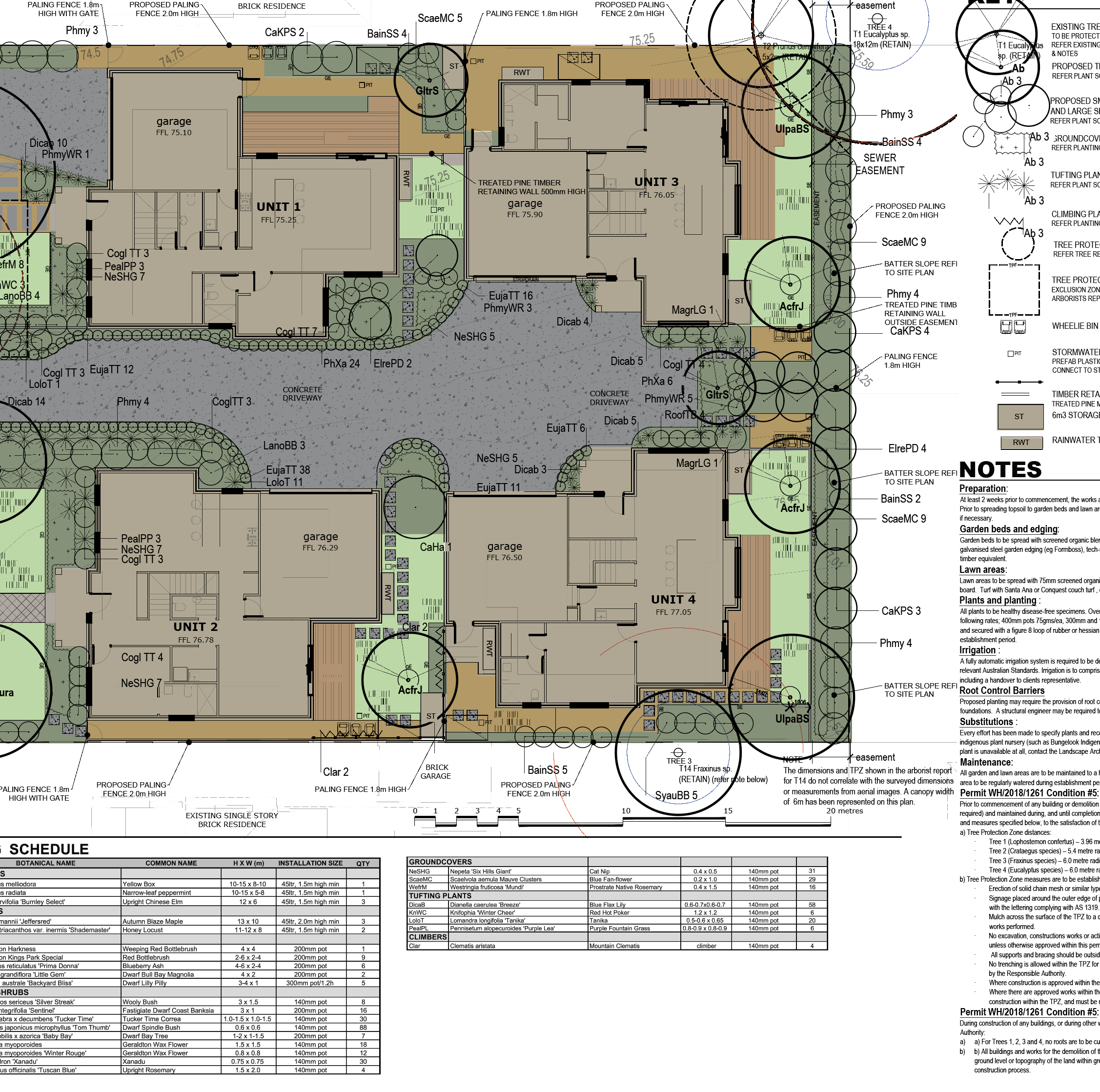 Landscape Plans for Approval